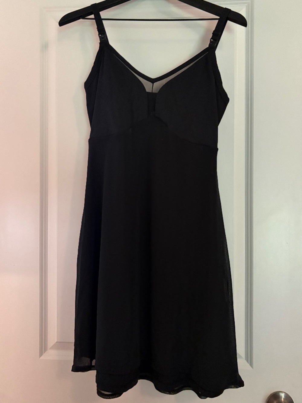 Maternity nursing night gown
